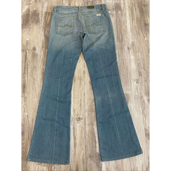 David Kahn Mid Rise Flared Jeans Light Wash Women’s Sz 28 - Picture 4 of 6